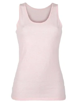 Sielei 1438 Canotta donna spalla larga in cotone bio