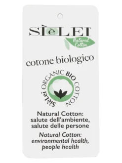 Sielei 1430 Canotta donna spallina sottile in cotone bio