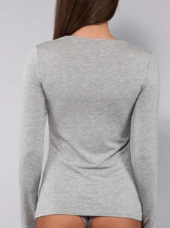 Sielei Maglia donna a maniche lunghe in modal