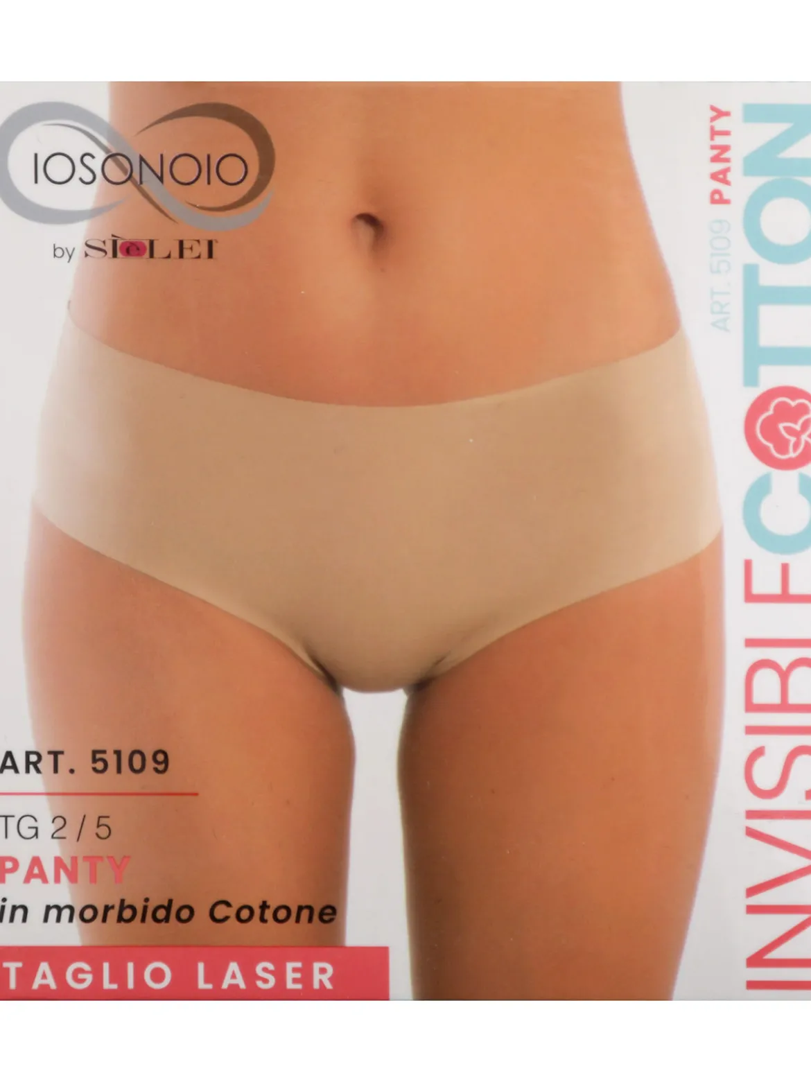 Sielei Panty donna in cotone taglio laser
