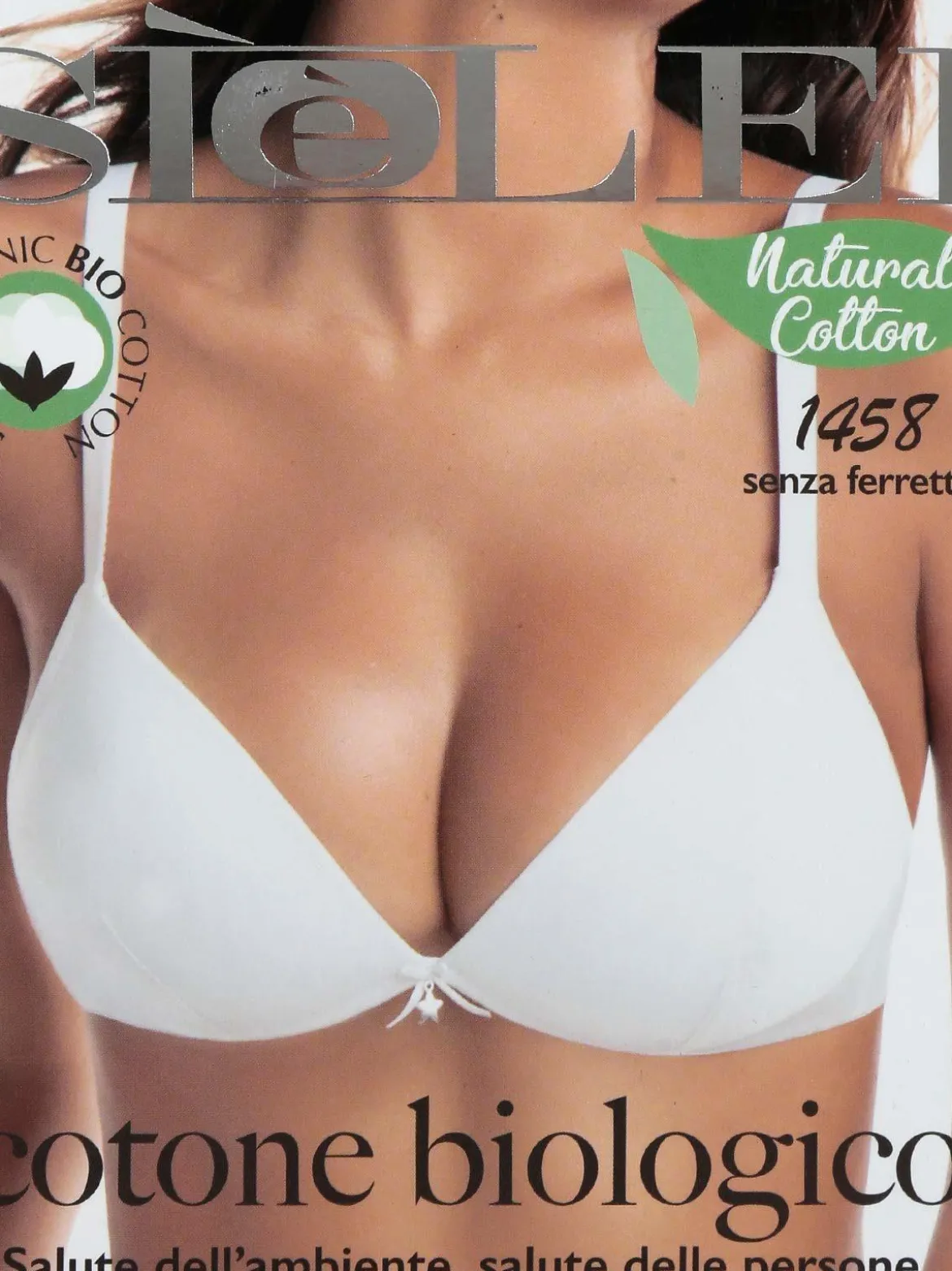 Sielei 1458 Reggiseno a triangolo senza ferretto coppa B