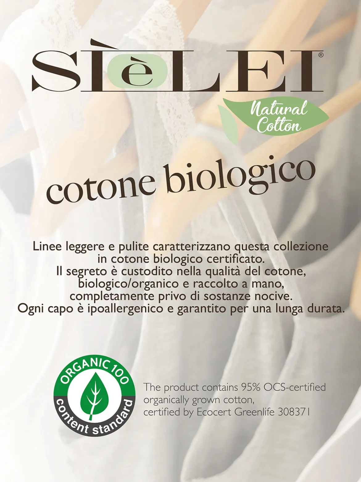 Sielei 1458 Reggiseno a triangolo senza ferretto coppa B