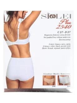 Sielei 2540 Reggiseno sfoderato senza ferretto COPPA C