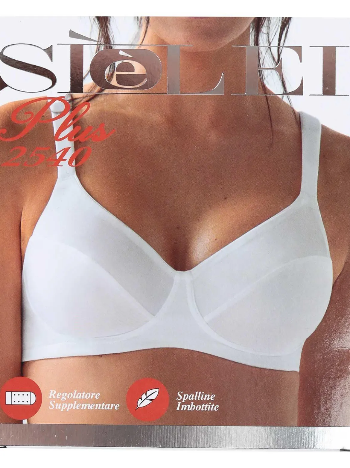 Sielei 2540 Reggiseno sfoderato senza ferretto COPPA C