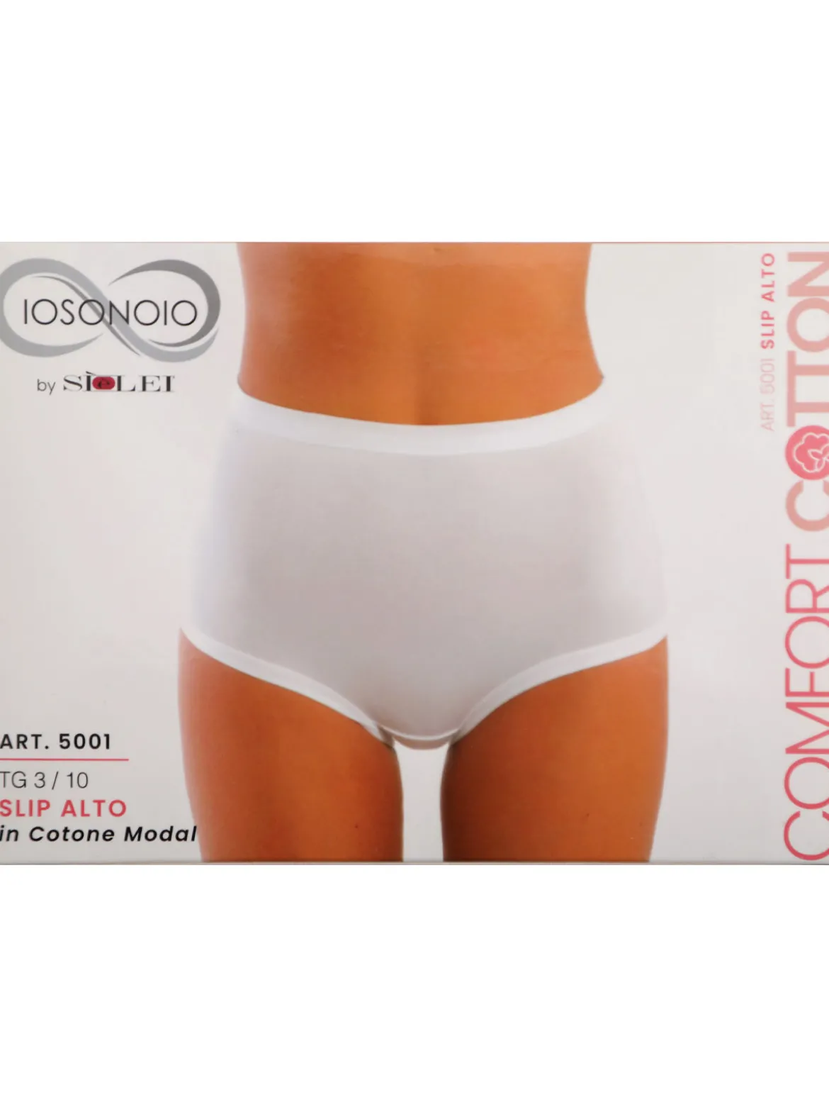 Sielei Slip donna a vita alta in cotone modal