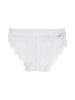 Sielei Slip donna taglio laser in cotone e pizzo