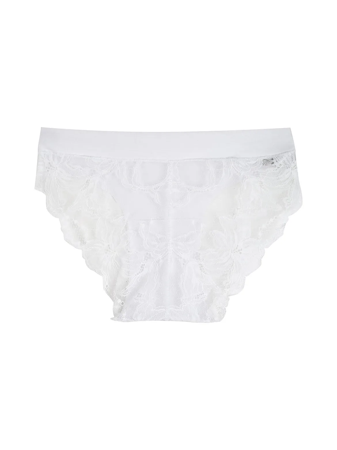 Sielei Slip donna taglio laser in cotone e pizzo
