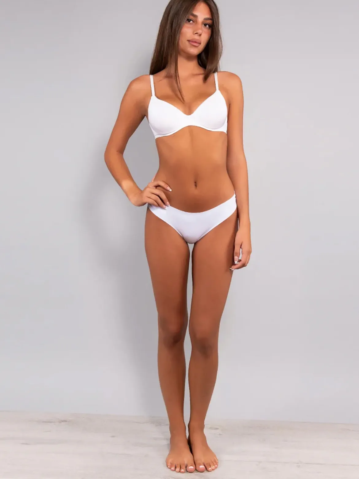 Sielei Slip donna taglio laser in cotone e pizzo
