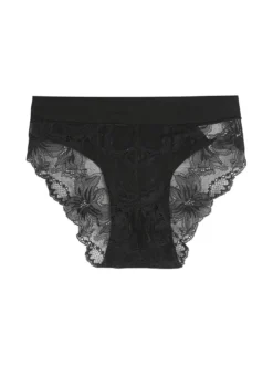 Sielei Slip donna taglio laser in cotone e pizzo