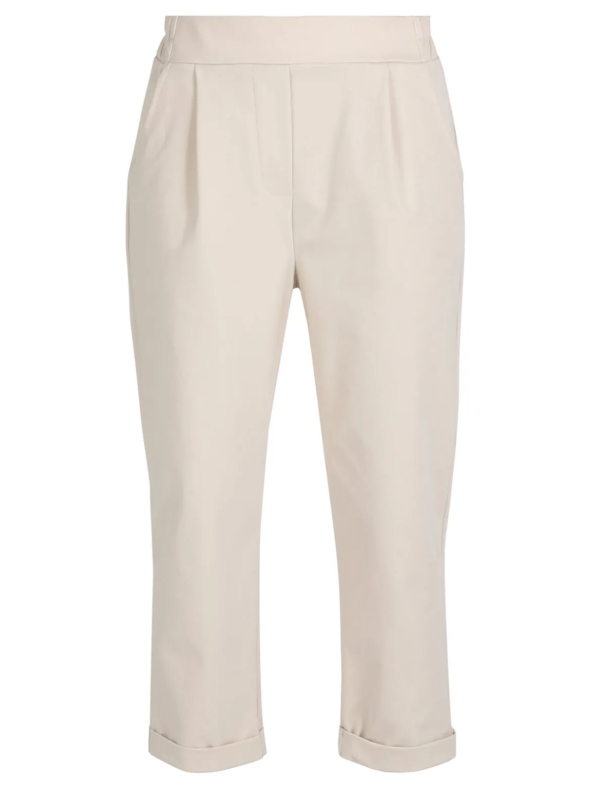 Sisan Pantaloni casual da donna con risvolto