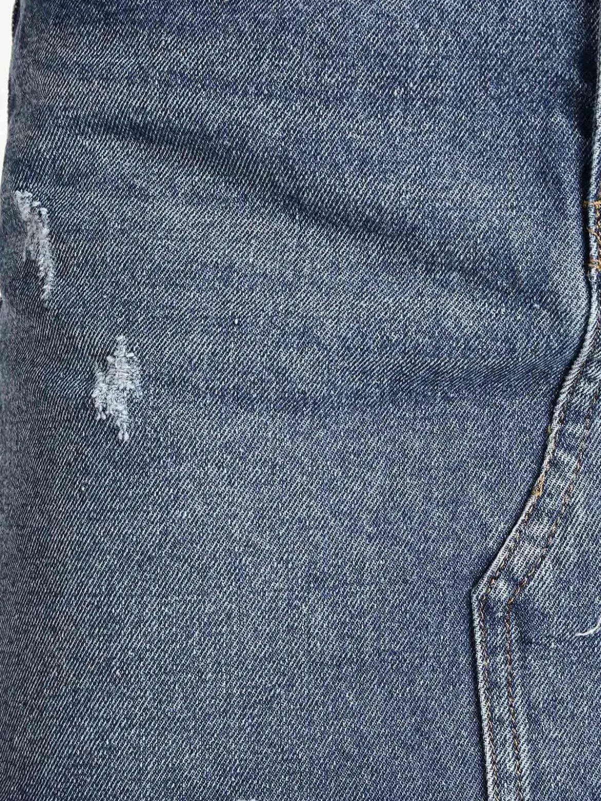 Sixte Gonna corta in denim sfrangiata