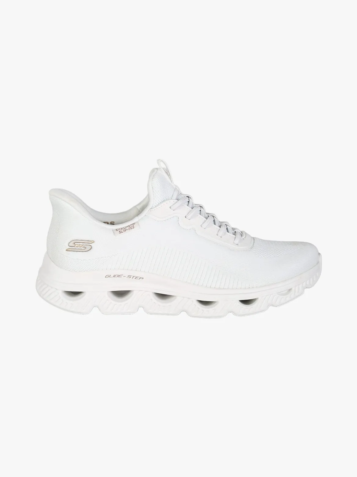 Skechers BOBS ARC WAVES Sneakers donna glide-step - bianco