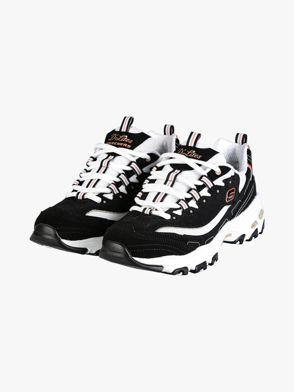 Skechers D'LITES-DEVOTED FAN Sneakers donna in pelle