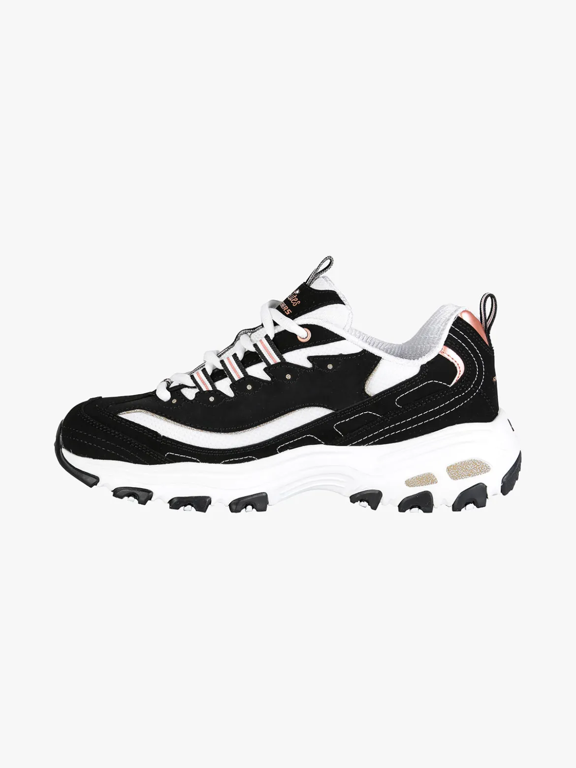 Skechers D'LITES-DEVOTED FAN Sneakers donna in pelle