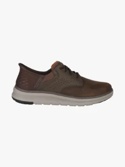 Skechers Orell Yates Scarpe in pelle da uomo - moro