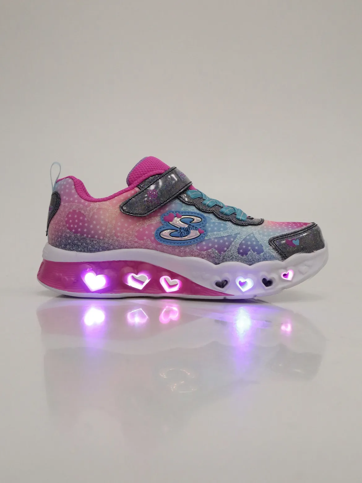 Skechers SIMPLY LOVE Flitter Heart Lights Sneakers da bambina con luci