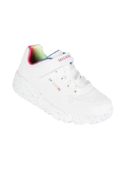 Skechers UNO LITE RAINBOW SPECKS Sneakers da bambina con strappo