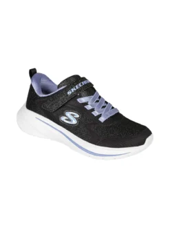 Skechers WAVE 92 Sneakers sportive da ragazza con strappo - nero