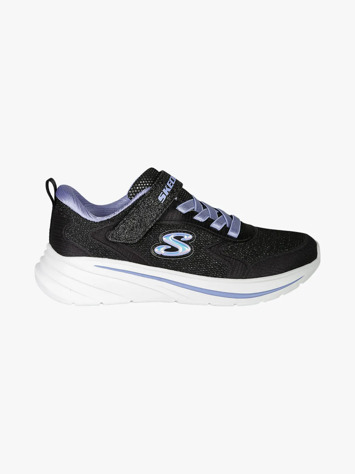 Skechers WAVE 92 Sneakers sportive da ragazza con strappo - nero