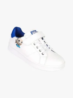 Skifidol Italian Brainrot Sneakers basse da ragazzo con cinturino a strappo - bianco