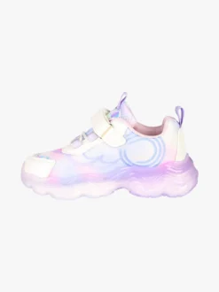 Skifidol Italian Brainrot Sneakers da bambina con luci e cinturino a strappo - lilla