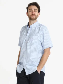 Sky Camicia rigata da uomo manica corta