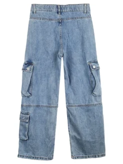 Small Gang Jeans cargo da ragazzo a gamba dritta - jeans