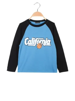 Small Gang T-shirt da bambino a maniche lunghe con stampa