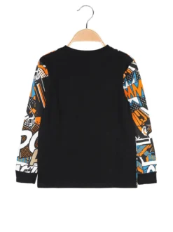 Small Gang T-shirt da ragazzo a maniche lunghe con stampe