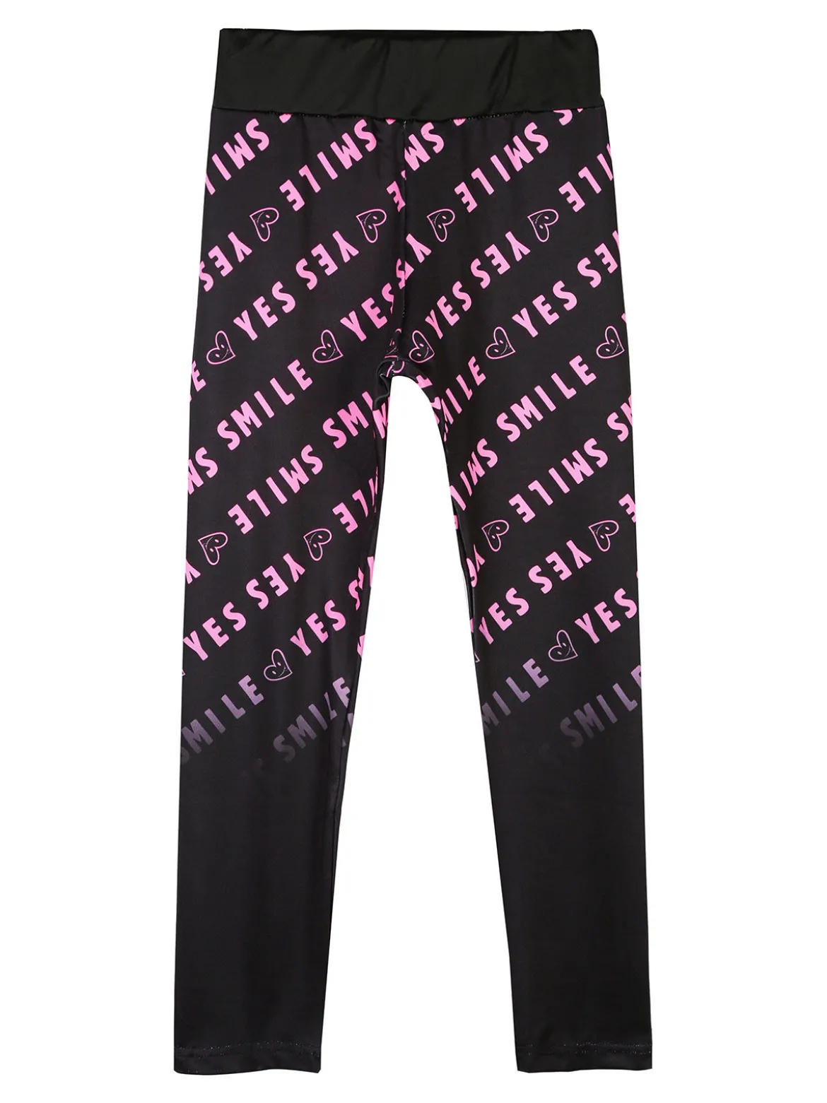 Smile Yes Leggings da bambina elasticizzati