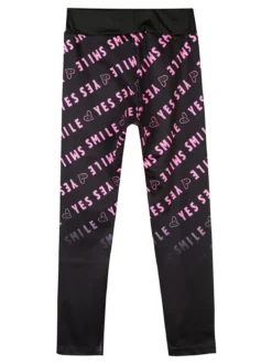 Smile Yes Leggings da bambina elasticizzati