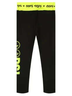 Smile Yes Leggings sportivi da bambina con interno in pile
