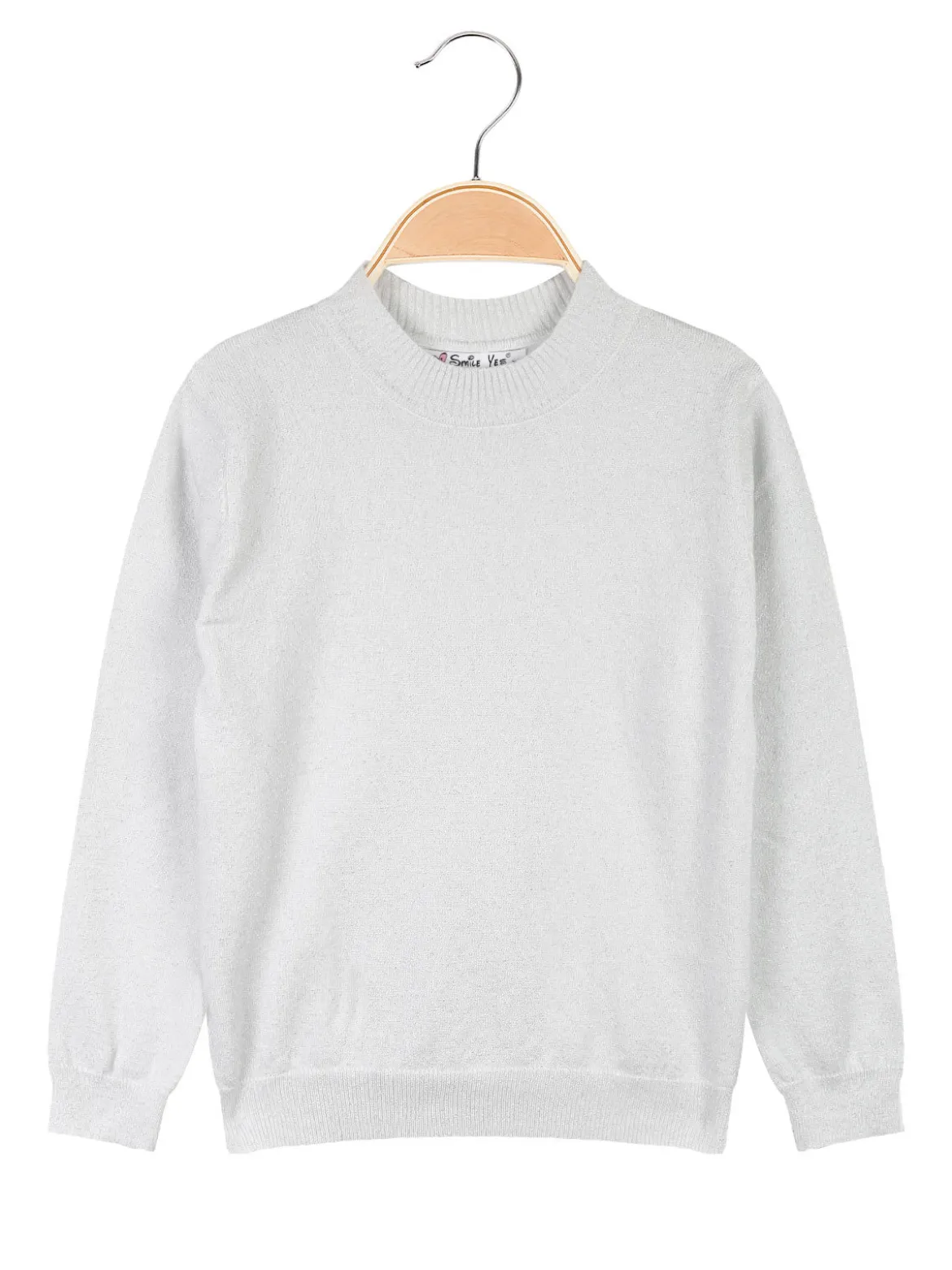 Smile Yes Maglia lupetto da bambina in lurex