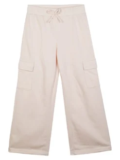 Smile Yes Pantaloni da bambina a gamba larga con tasconi
