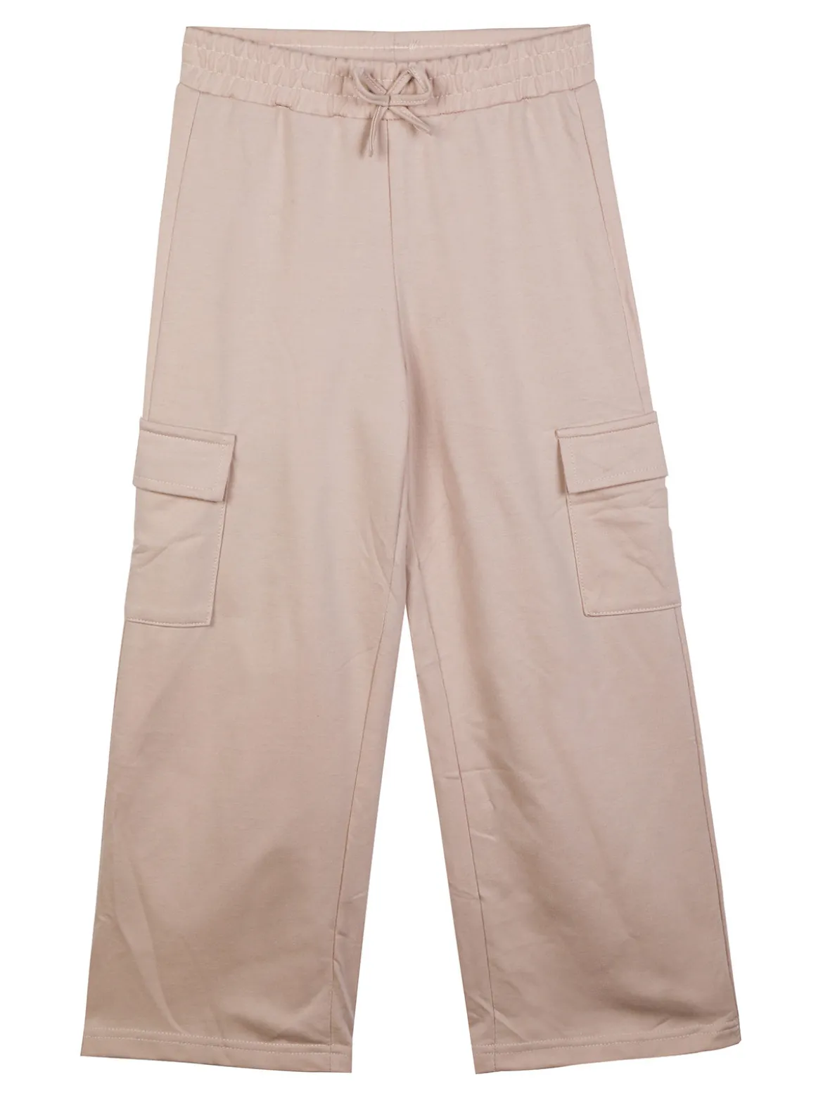 Smile Yes Pantaloni da bambina a gamba larga con tasconi
