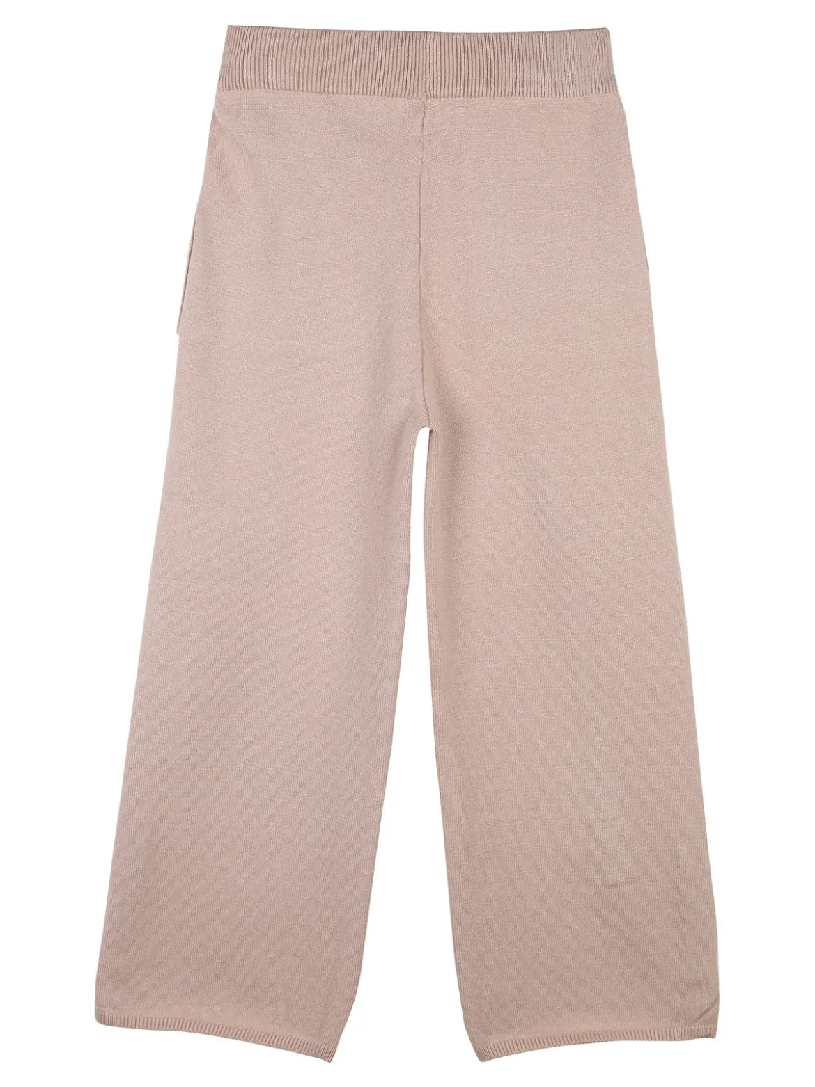 Smile Yes Pantaloni da bambina in maglia a gamba larga