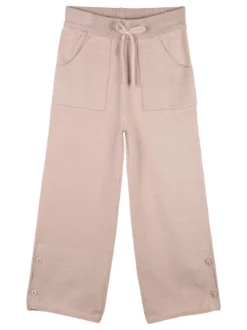 Smile Yes Pantaloni da bambina in maglia a gamba larga