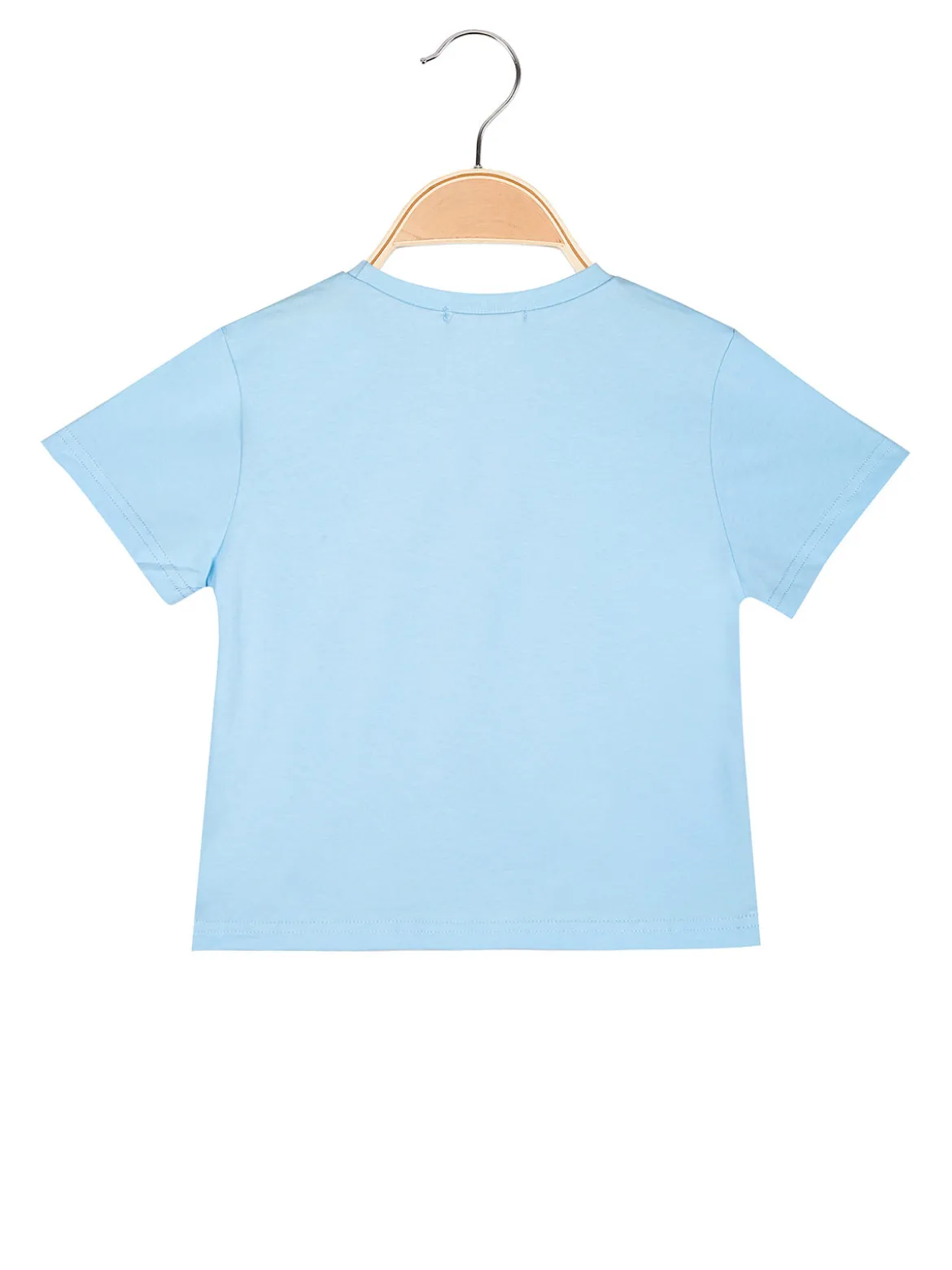 Smile Yes T-shirt cropped da bambina con cuore di strass