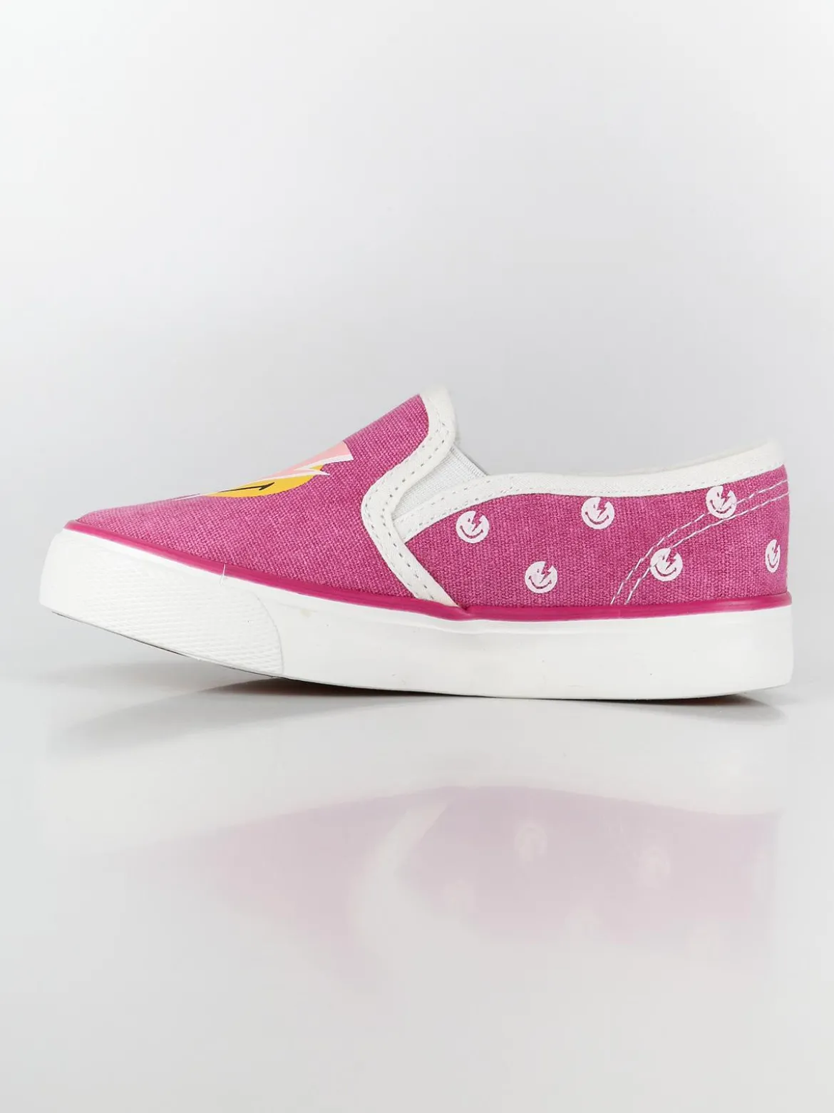 Smiley World Scarpe basse senza lacci rosa