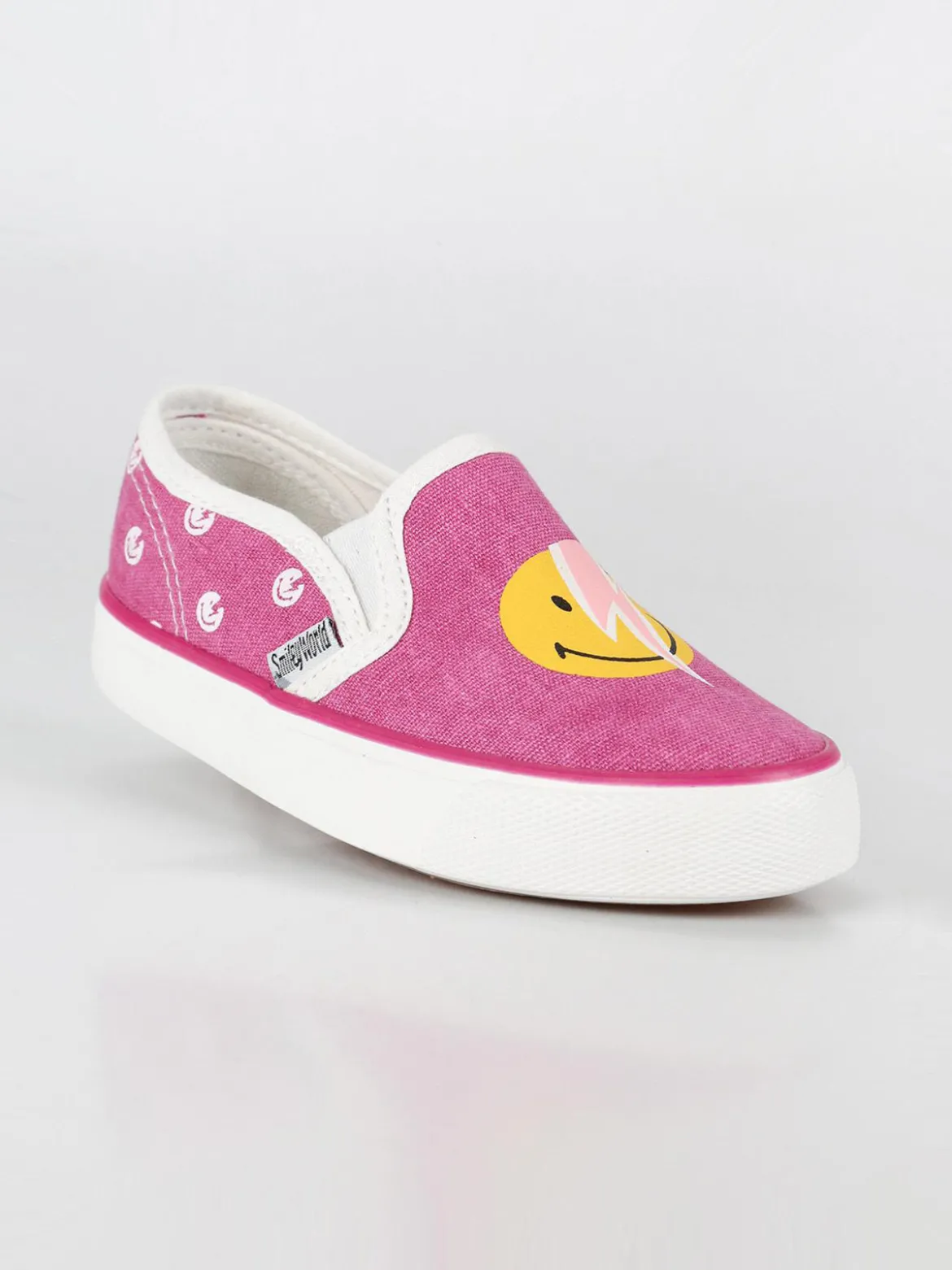 Smiley World Scarpe basse senza lacci rosa
