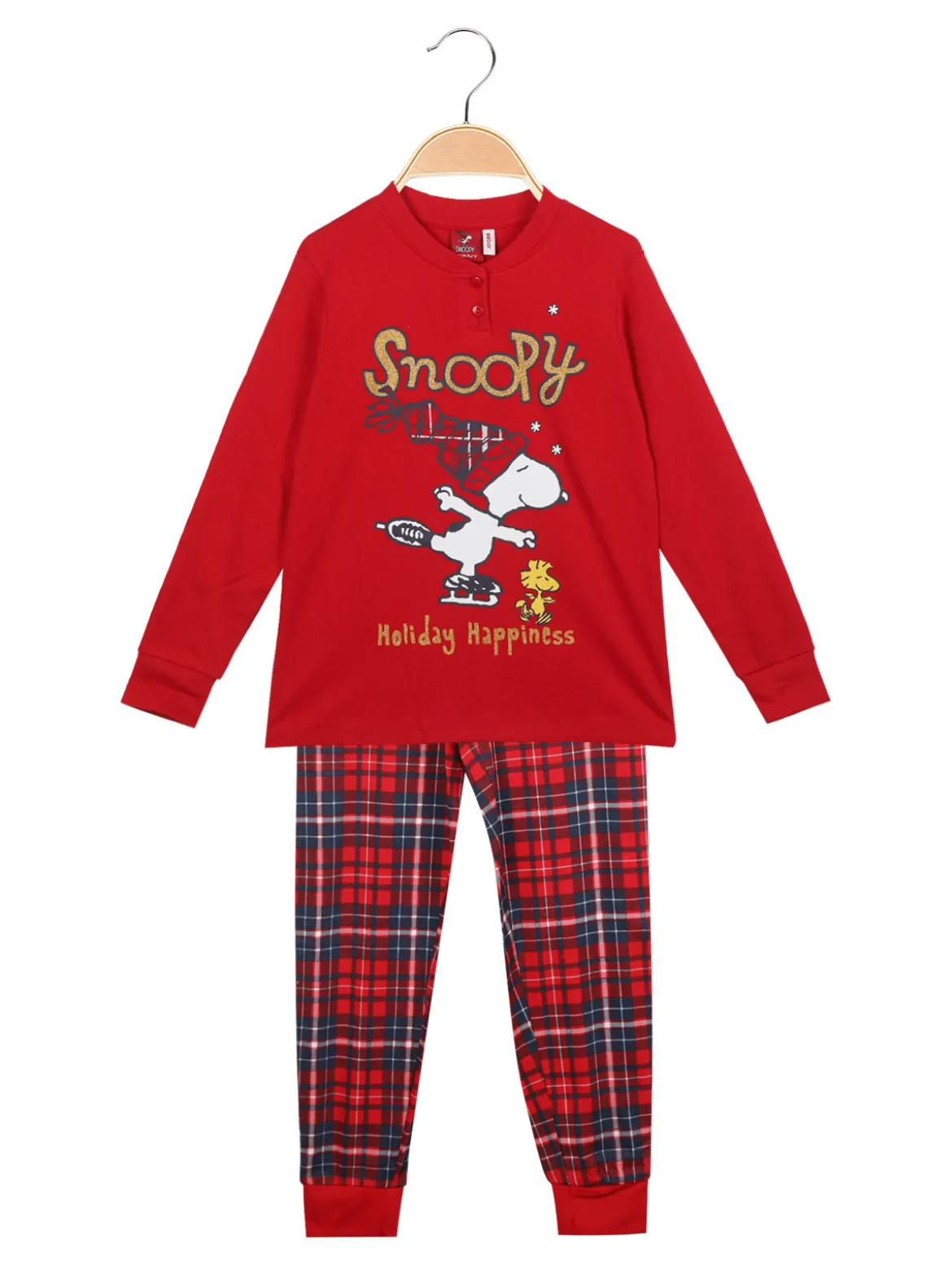 Snoopy Pigiama di Natale da bambina