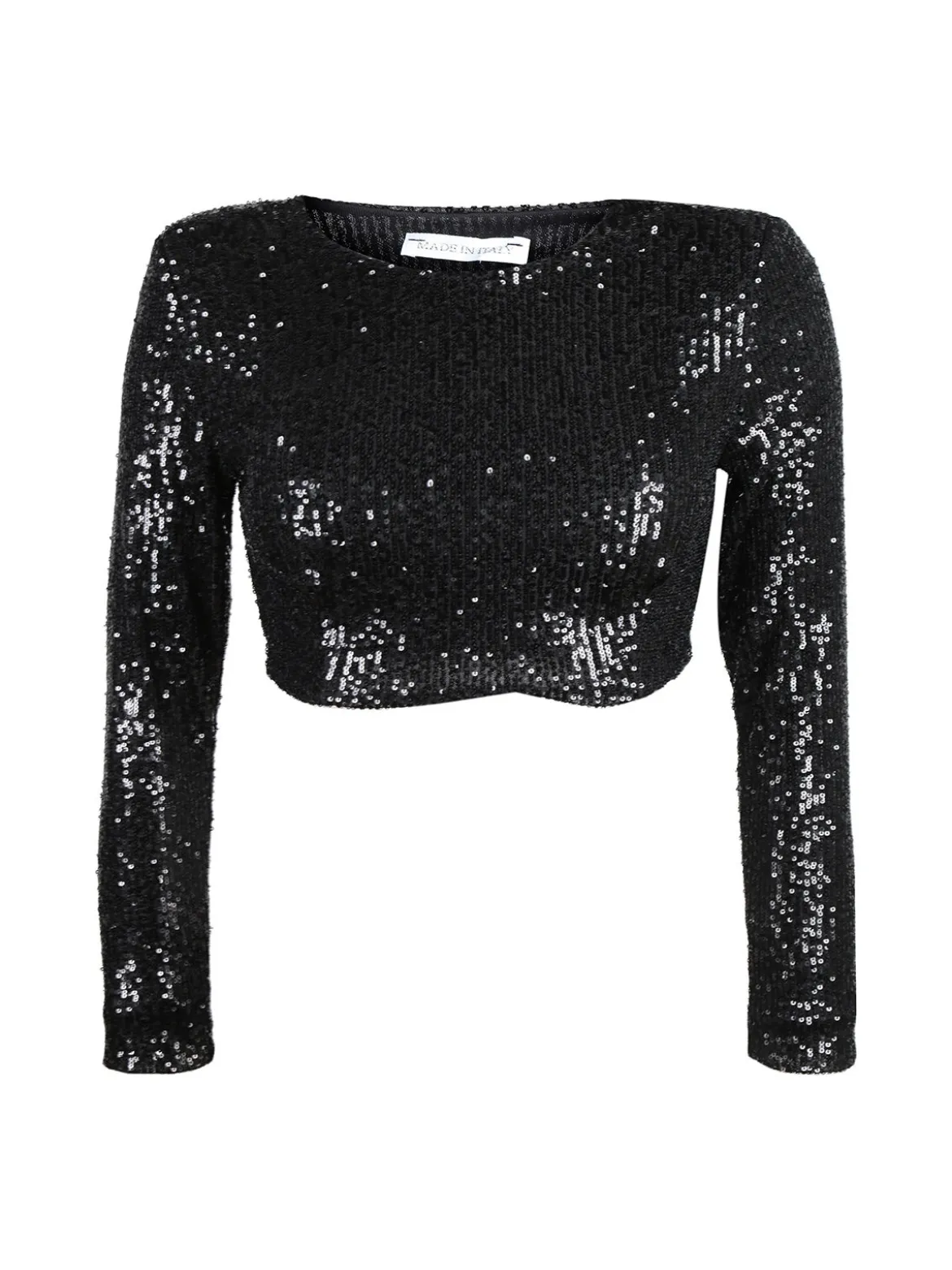 Sofy'S Chic Maglia cropped con paillettes