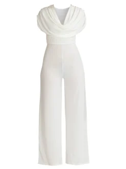 Sofy'S Chic Tuta jumpsuite a maniche corte