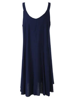 Solada Abito corto da donna oversize a spalla stretta - blu scuro