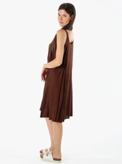 Solada Abito corto da donna oversize a spalla stretta - moro
