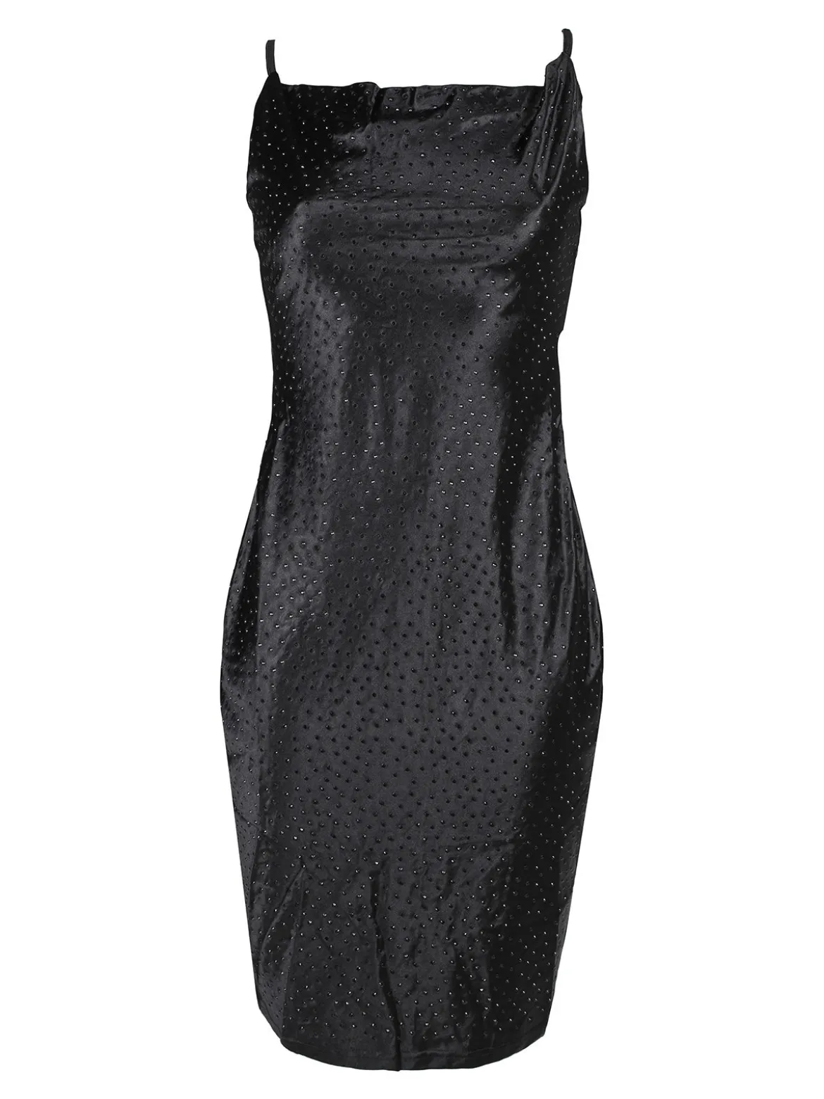 Solada Abito donna con spalline sottili e strass