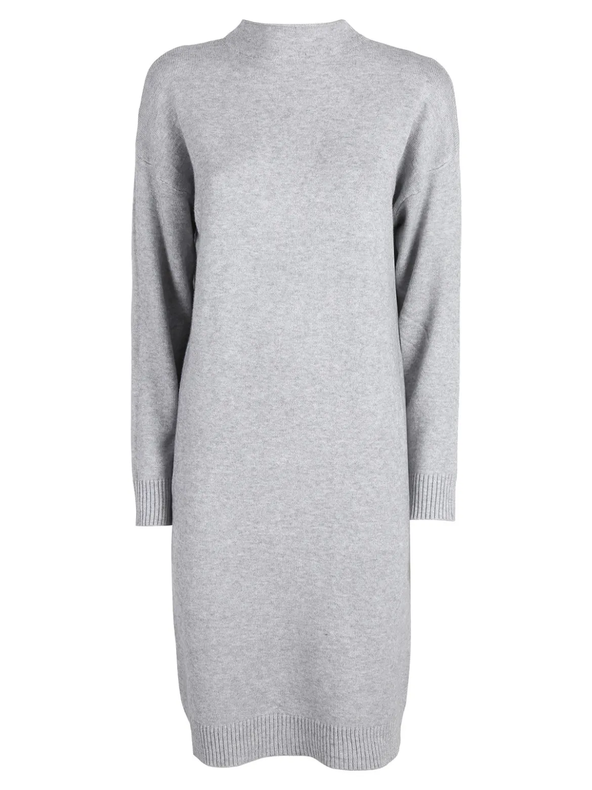 Solada Abito donna in maglia accollato - grigio