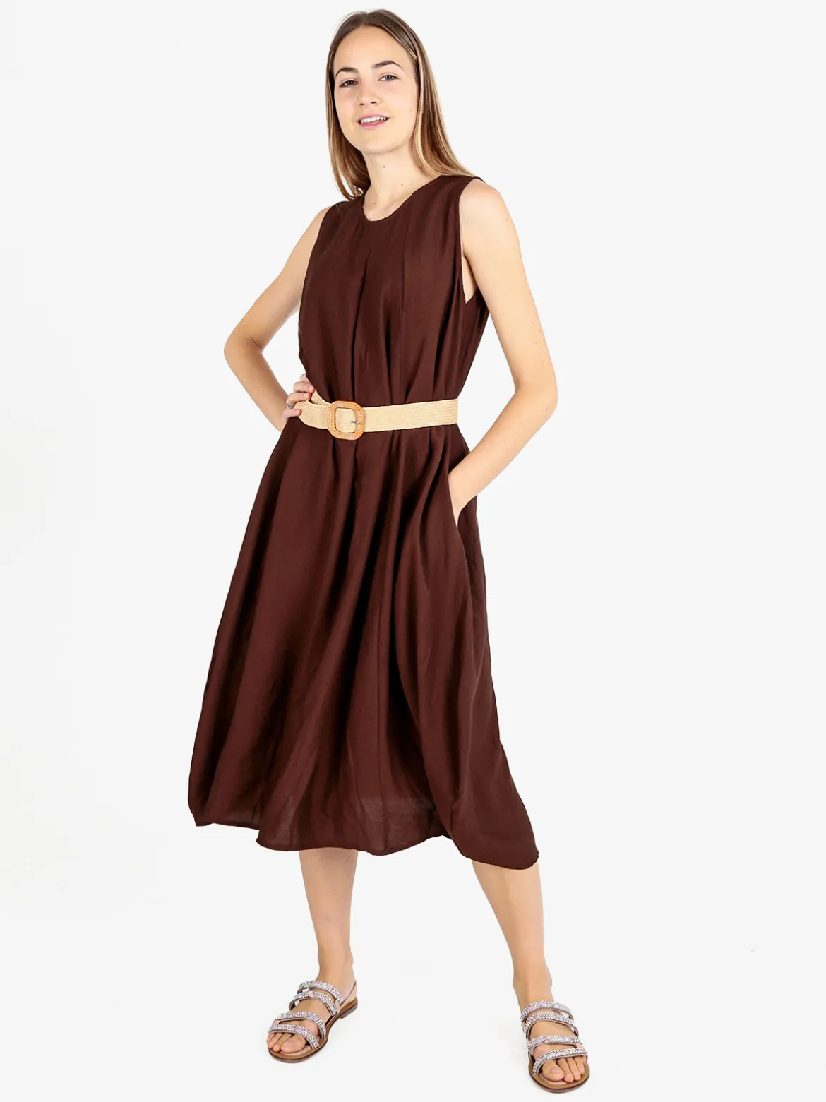 Solada Abito lungo donna oversize senza maniche
