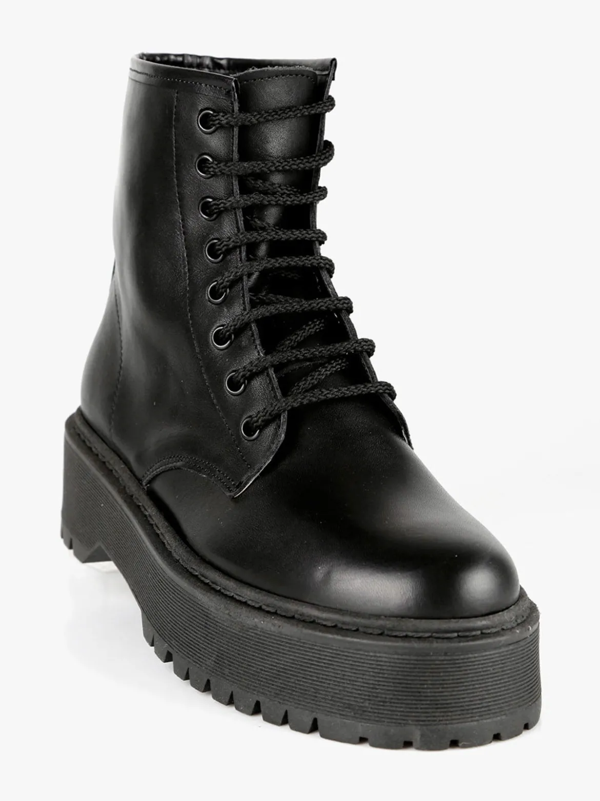 Solada Anfibi in pelle donna con platform