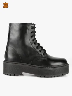 Solada Anfibi in pelle donna con platform